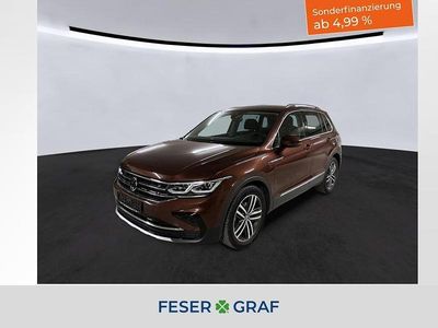 Ginger brown metallic Gebraucht 2022 VW Tiguan Elegance SUV | 29.450 € (Fairer Preis)