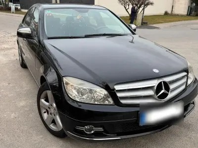 Brugt Mercedes C200 136 HK (100 kW) 2007 Sort Sedan