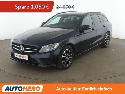 Gebraucht Mercedes C220 Avantgarde 194 PS (142 kW) 2020 Blau Kombi