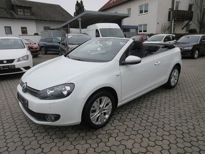 Gebraucht VW Golf Cabriolet Life 122 PS (89 kW) 2013 Weiß Cabrio