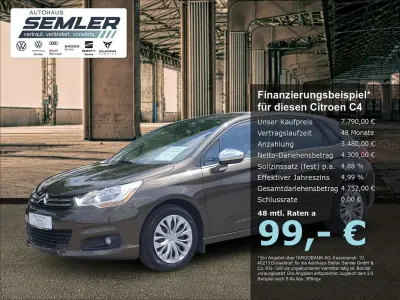 Gebraucht Citroën C4 PureTech 131 PS (96 kW) 2014 Braun Limousine