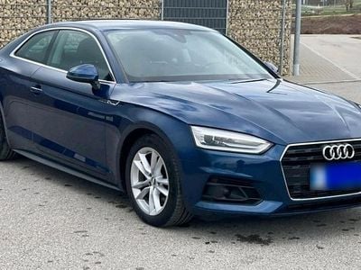 Usata Audi A5 190 CV (139 kW) 2017 Blu Coupé