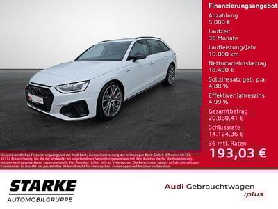 Gletscherweiß metallic Gebraucht 2022 Audi A4 S-Line Kombi | 23.490 € (Superpreis)