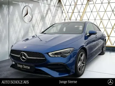 Brugt Mercedes CLA200 AMG 163 HK (119 kW) 2024 Blå Coupe
