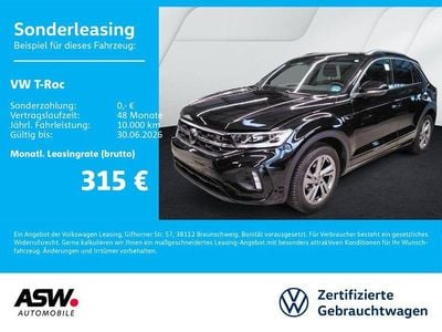 Usado VW T-Roc R-line 150 HP (110 kW) 2025 Preto SUV