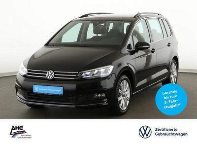 gebraucht VW Touran 1.5 TSI Highline Navi LED 7-Sitzer PDC AHK RFK Keyless AID SHZ Lordose 17" LMR