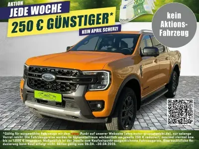 Usata Ford Ranger Wildtrack 205 CV (150 kW) 2023 Arancione Pick-up