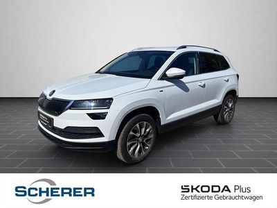 Gebraucht Skoda Karoq Ambition 150 PS (110 kW) 2021 Moonweiß perleffekt (metallic) SUV