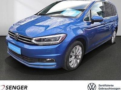 Gebraucht VW Touran Highline 150 PS (110 kW) 2022 Blau Van / Kleinbus
