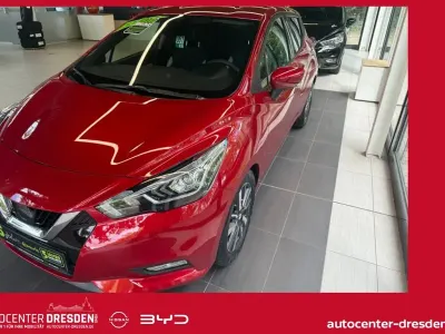 Gebraucht Nissan Micra Acenta 90 PS (66 kW) 2018 Rot Kleinwagen