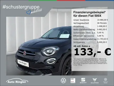 Gebraucht Fiat 500X Urban 120 PS (88 kW) 2019 Cinema schwarz) (schwarz SUV
