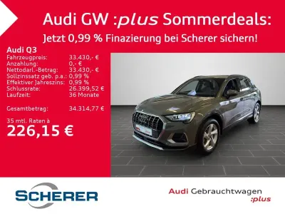 Gebraucht Audi Q3 Advanced Plus 150 PS (110 kW) 2025 Chronosgrau metallic (metallic) SUV