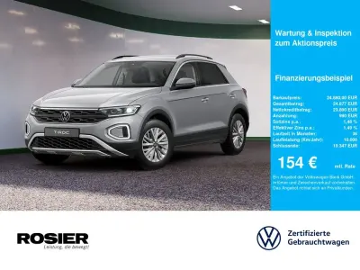 Gebraucht VW T-Roc Life 116 PS (85 kW) 2024 Silber / pyrit silber SUV