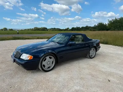 Gebraucht Mercedes SL320 231 PS (169 kW) 1996 Blau Cabrio