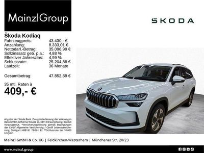 Weiß Gebraucht 2025 Skoda Kodiaq Selection SUV | 43.430 € (Guter Preis)