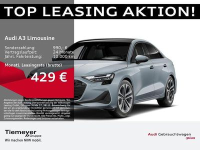 Grau Gebraucht 2025 Audi A3 S-Line Limousine | 32.290 € (Guter Preis)