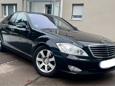 gebraucht Mercedes S320 Auto schwarz helles Leder Diesel