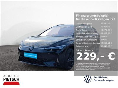 Second-hand VW ID.7 GTX 250 kW (340 CP) 2024 Negru Break