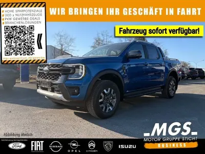 Neu Ford Ranger Wildtrack 281 PS (206 kW) 2025 Blau Pickup