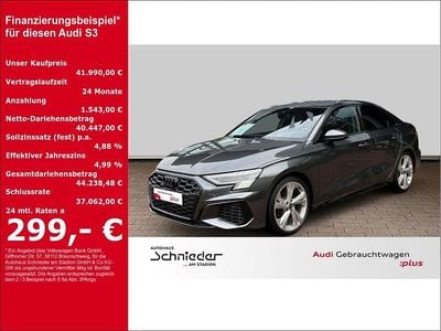 Grau Gebraucht 2024 Audi S3 Ambiente Limousine | 41.990 € (Fairer Preis)