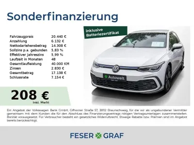 Gebraucht VW Golf VIII GTE 245 PS (180 kW) 2022 Weiß Limousine