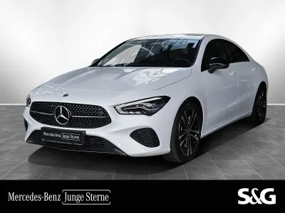 Gebraucht Mercedes CLA180 Night 136 PS (100 kW) 2025 Unilack polarweiß Coupé