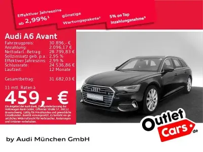 Gebraucht Audi A6 S-Line 245 PS (180 kW) 2022 Mythosschwarz metallic Kombi