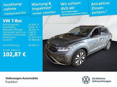 Second-hand VW T-Roc Goal 116 CP (85 kW) 2025 Gri SUV