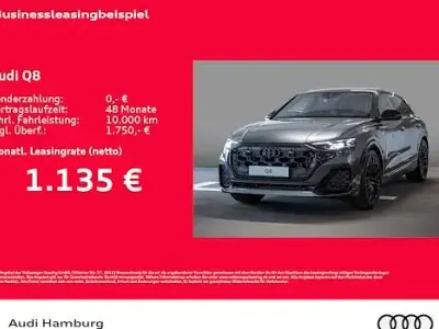 Neu Audi Q8 Ambiente 490 PS (360 kW) 2026 Grau SUV