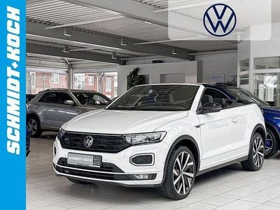 Gebraucht VW T-Roc Cabriolet R-line 150 PS (110 kW) 2021 Weiß Cabrio
