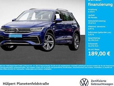 Blau Gebraucht 2023 VW Tiguan R-line SUV | 32.977 € (Superpreis)