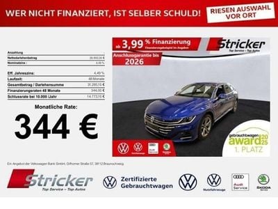 Lapiz blue metallic (metallic) Gebraucht 2021 VW Arteon R-line Kombi | 26.950 € (Fairer Preis)