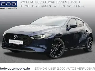 Ny Mazda 3 Takumi-Line 186 HK (136 kW) 2025 Blå Sedan