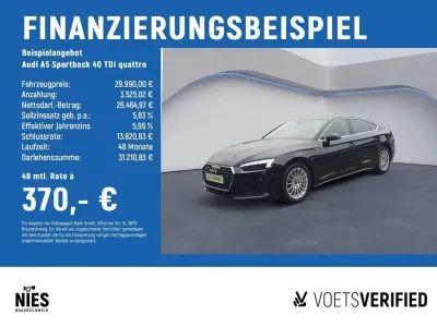 Gebraucht Audi A5 Sportback 204 PS (150 kW) 2023 Schwarz Kleinwagen