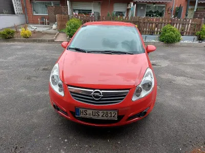 Używany Opel Corsa 60 KM (44 kW) 2009 Czerwony Hatchback