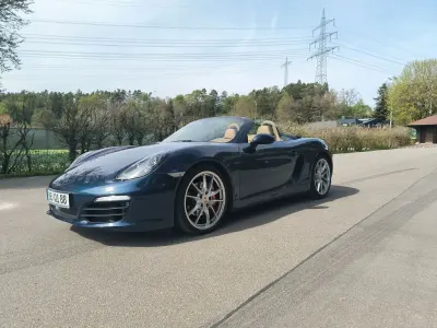 Usata Porsche Boxster S 315 CV (231 kW) 2012 Blu Cabrio