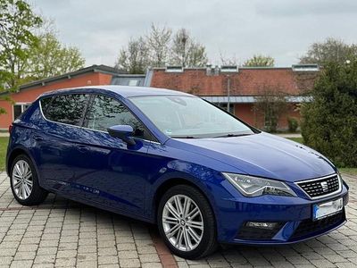 Usata Seat Leon XCELLENCE 180 CV (132 kW) 2018 Blu Utilitaria