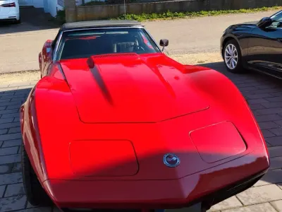 Gebraucht Corvette C3 200 PS (147 kW) 1974 Rot Cabrio