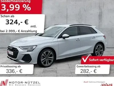 Gebraucht Audi A3 S-Line 204 PS (150 kW) 2025 Gletscherweiß metallic Limousine