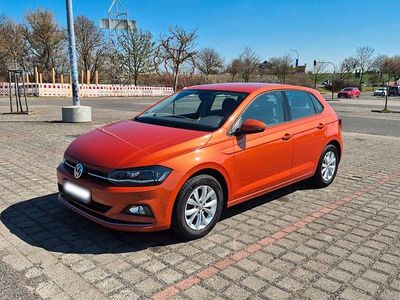 Usata VW Polo Highline 95 CV (69 kW) 2019 Arancione Utilitaria