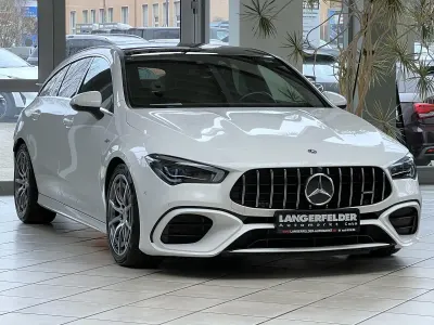 Gebraucht Mercedes CLA45 AMG AMG 387 PS (284 kW) 2021 Polarweiss  unilack Coupé