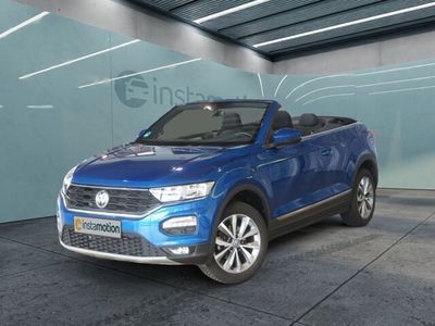 Gebraucht VW T-Roc Cabriolet 116 PS (85 kW) 2020 Blau Cabrio