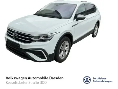 Gebraucht VW Tiguan Allspace Life 200 PS (147 kW) 2022 Pure white SUV