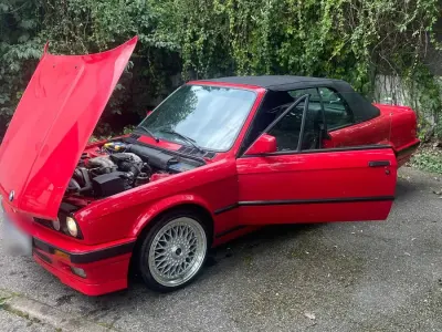 Gebraucht BMW 318 Cabriolet 1993 Rot Cabrio