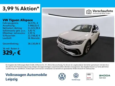 Gebraucht VW Tiguan Allspace R-line 190 PS (139 kW) 2023 Weiß SUV