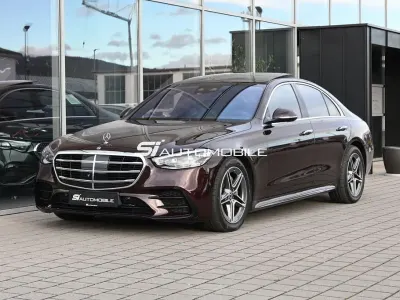 Używany Mercedes S500 AMG line 435 KM (319 kW) 2021 Czerwony Sedan/Limuzyna