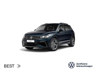 Gebraucht VW Tiguan R-line 200 PS (147 kW) 2021 Nightshade blue metallic SUV