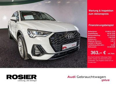 Weiss / gletscherweiss Gebraucht 2025 Audi Q3 Sportback S-Line SUV | 43.660 € (Fairer Preis)