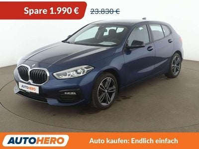 Second-hand BMW 118 Sport Line 136 CP (100 kW) 2021 Albastru Hatchback