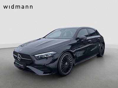 Gebraucht Mercedes A180 AMG line 136 PS (100 kW) 2026 Metalliclack kosmosschwarz Limousine